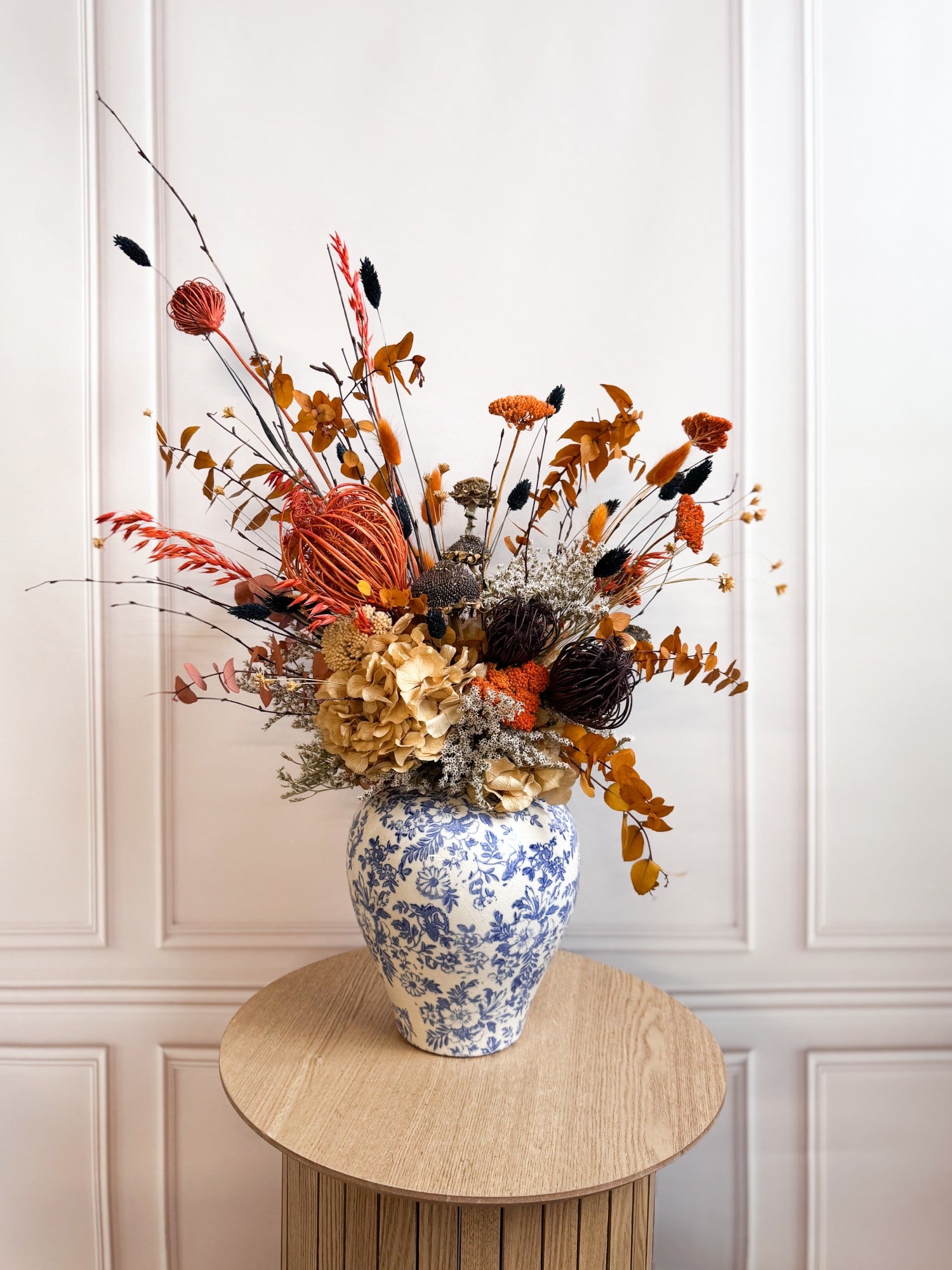 Теракотова повітряна композиція у вазі