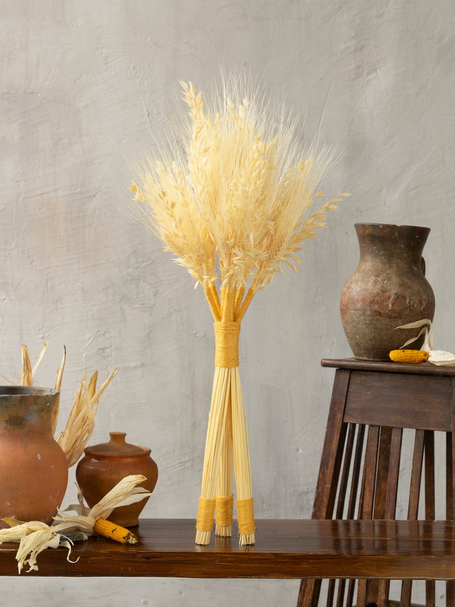 Золотистий дідух зі злаковими