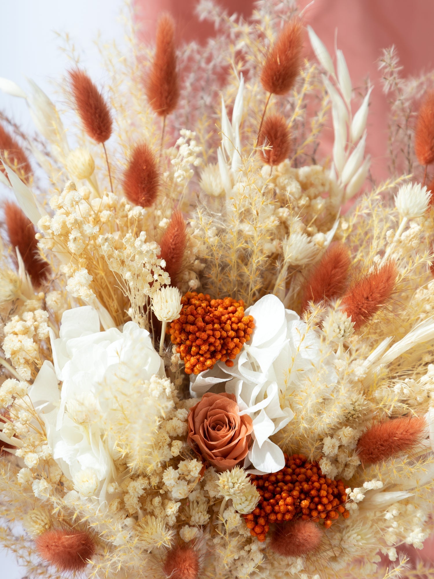 Букет дружки з теракотовими квітами - DecorFlowerBar