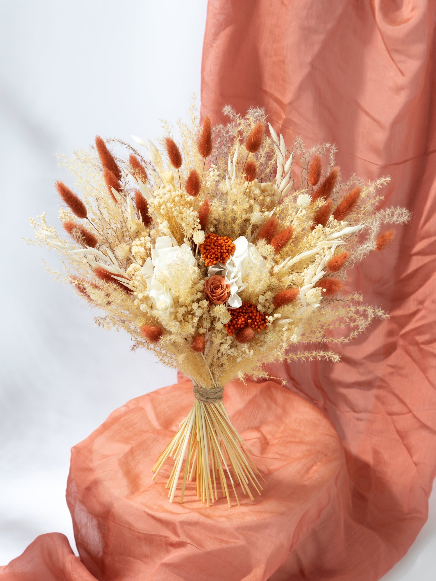 Букет дружки з теракотовими квітами - DecorFlowerBar