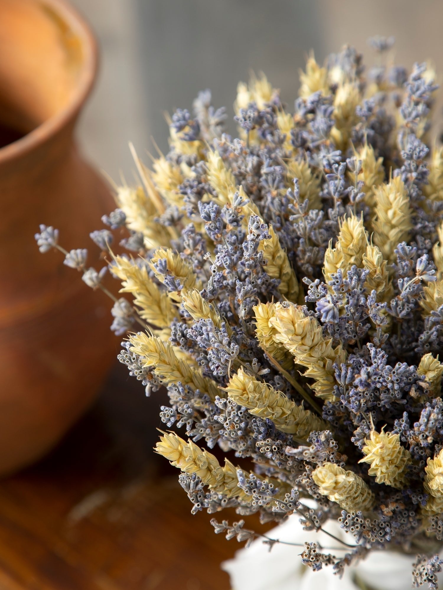 Букет із пшениці і лаванди - DecorFlowerBar