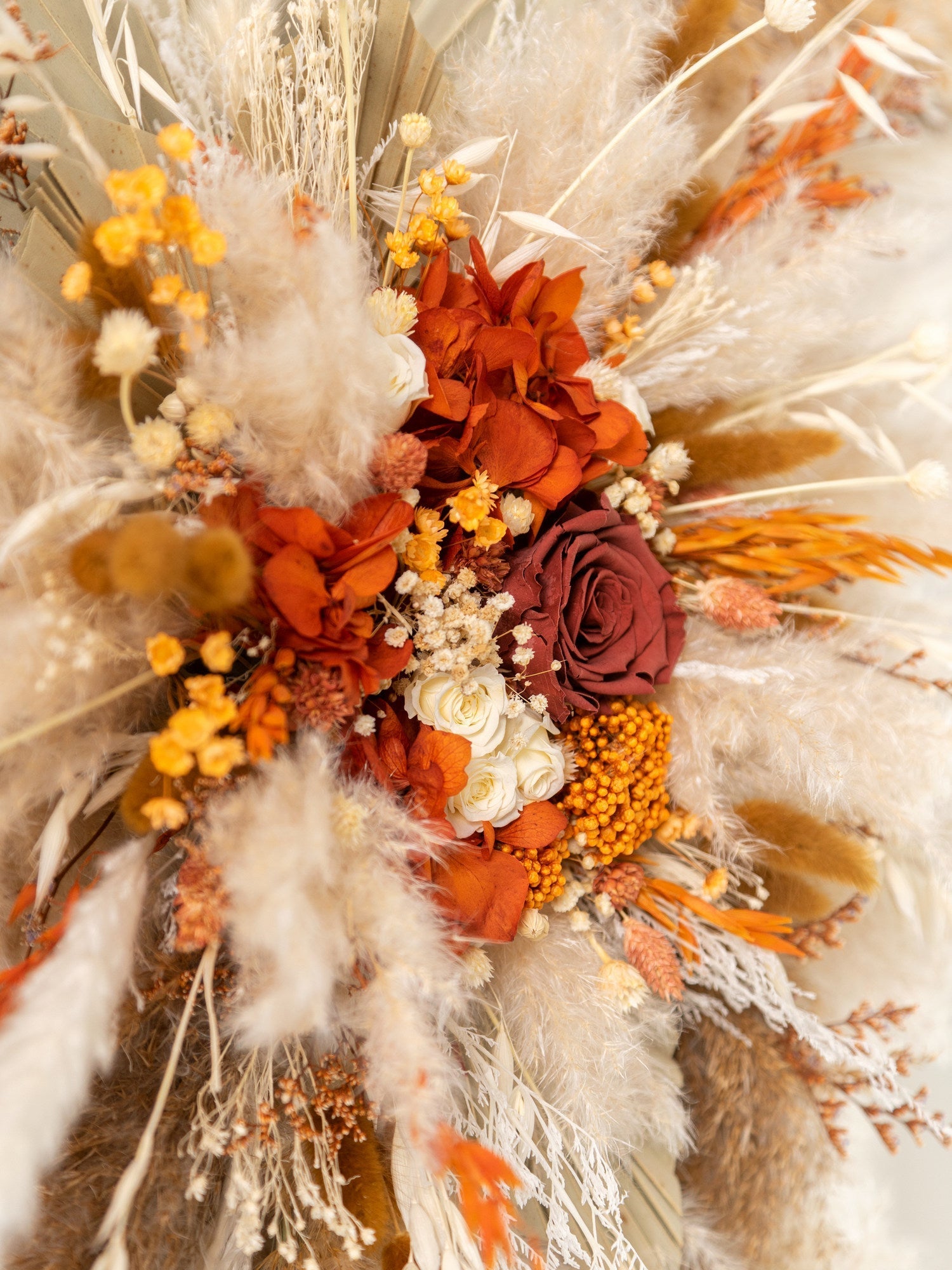 Декор для весільної арки з теракотовими квітами - DecorFlowerBar