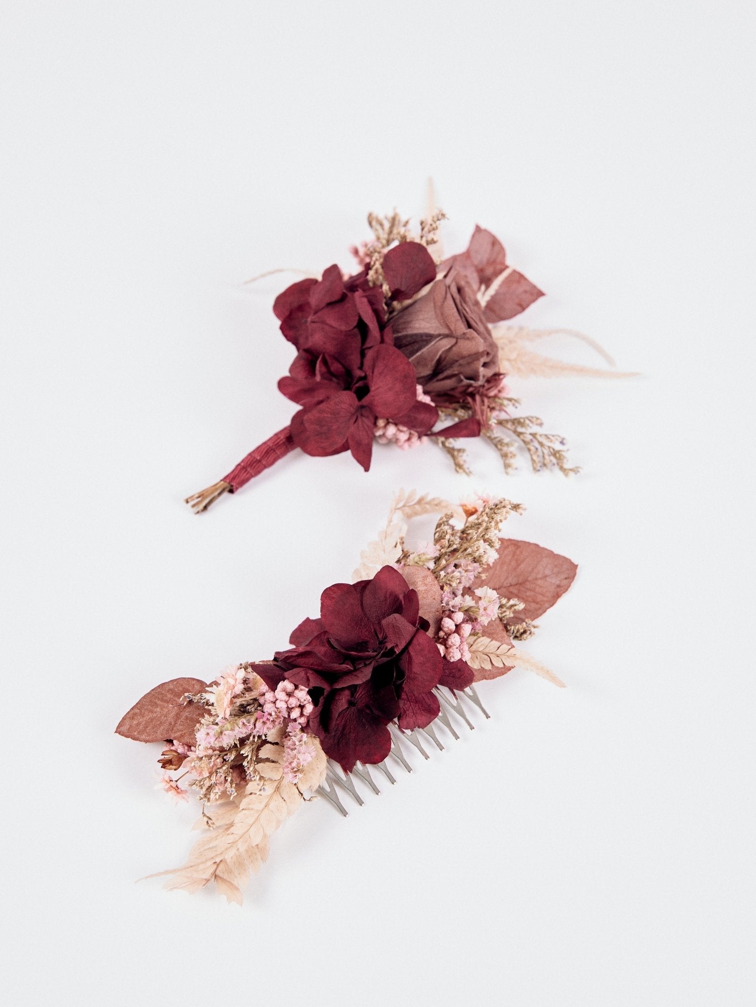 Гребінець для волосся пильно-рожевий - DecorFlowerBar