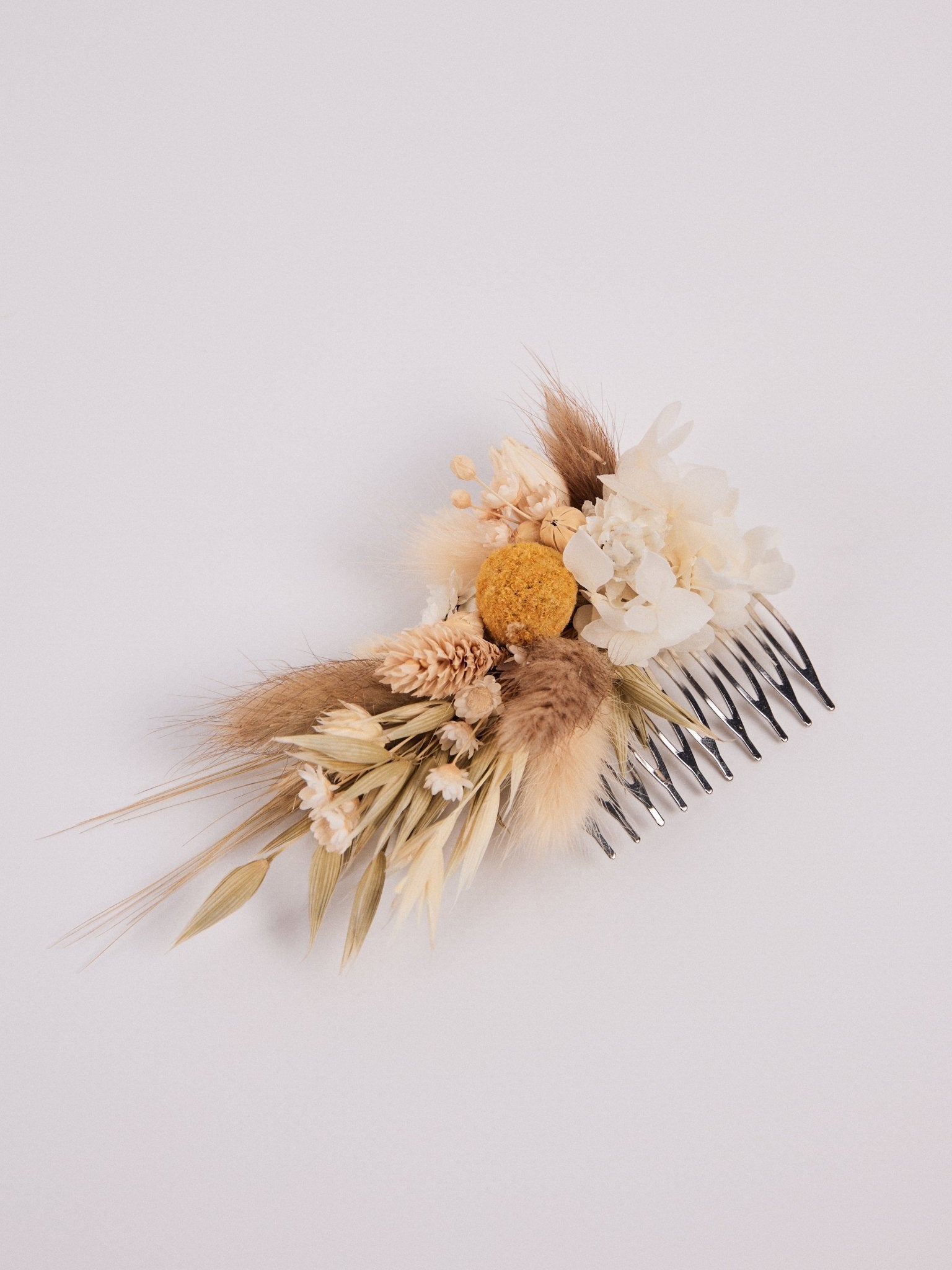 Гребінець для волосся з польовими квітами - DecorFlowerBar