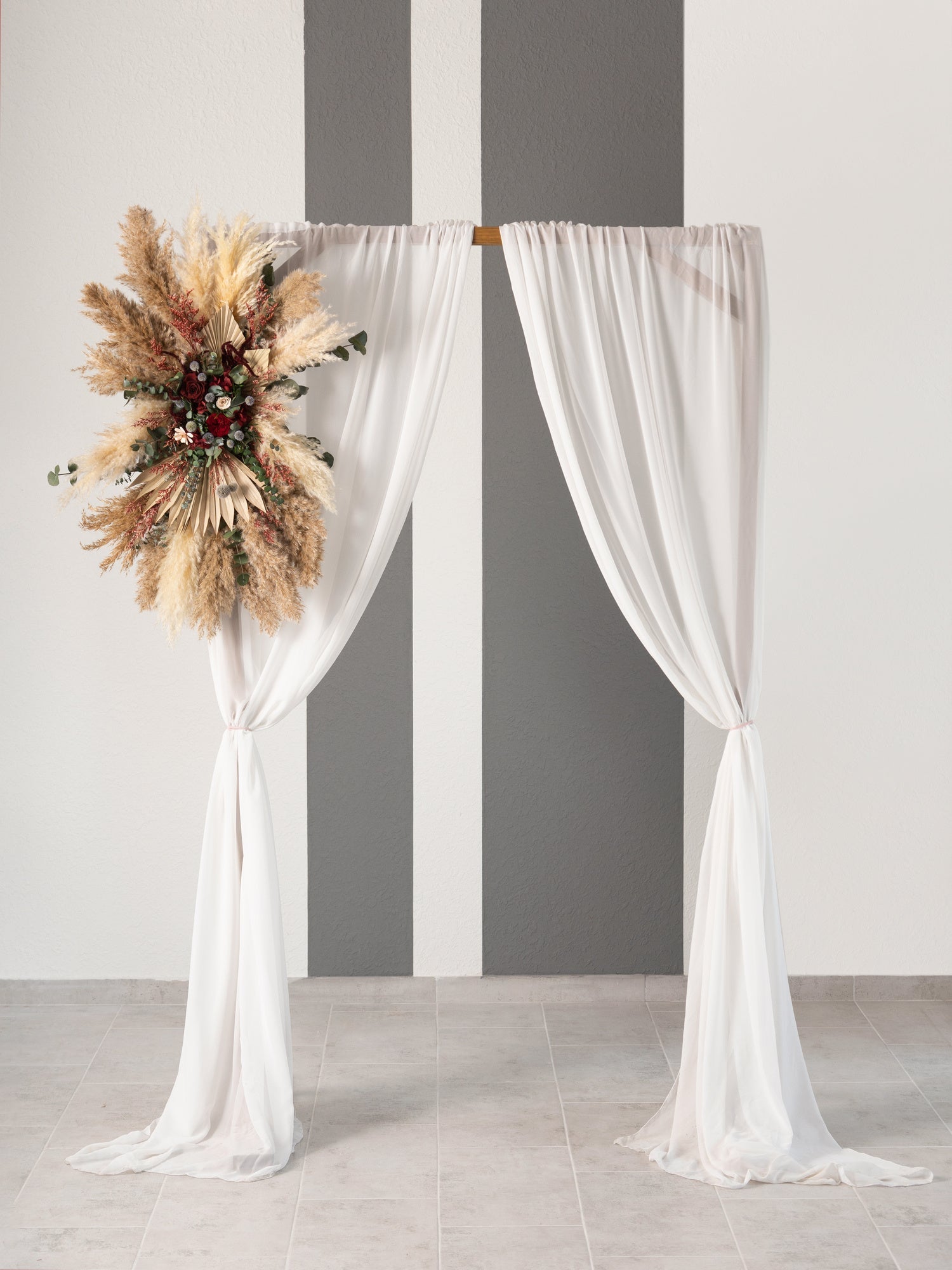 Весільна арка марсала з евкаліптом - DecorFlowerBar