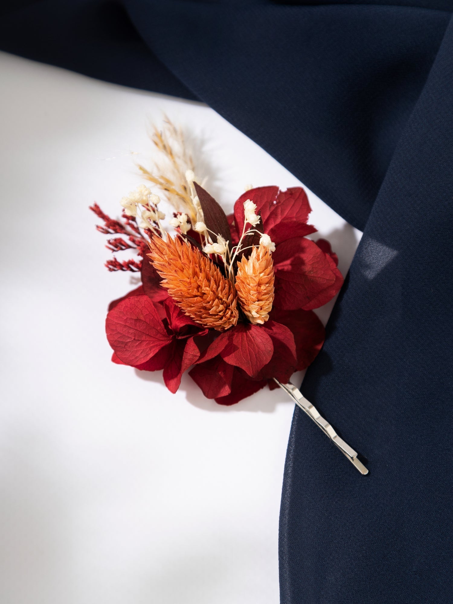 Весільна шпилька для волосся з гортензією - DecorFlowerBar
