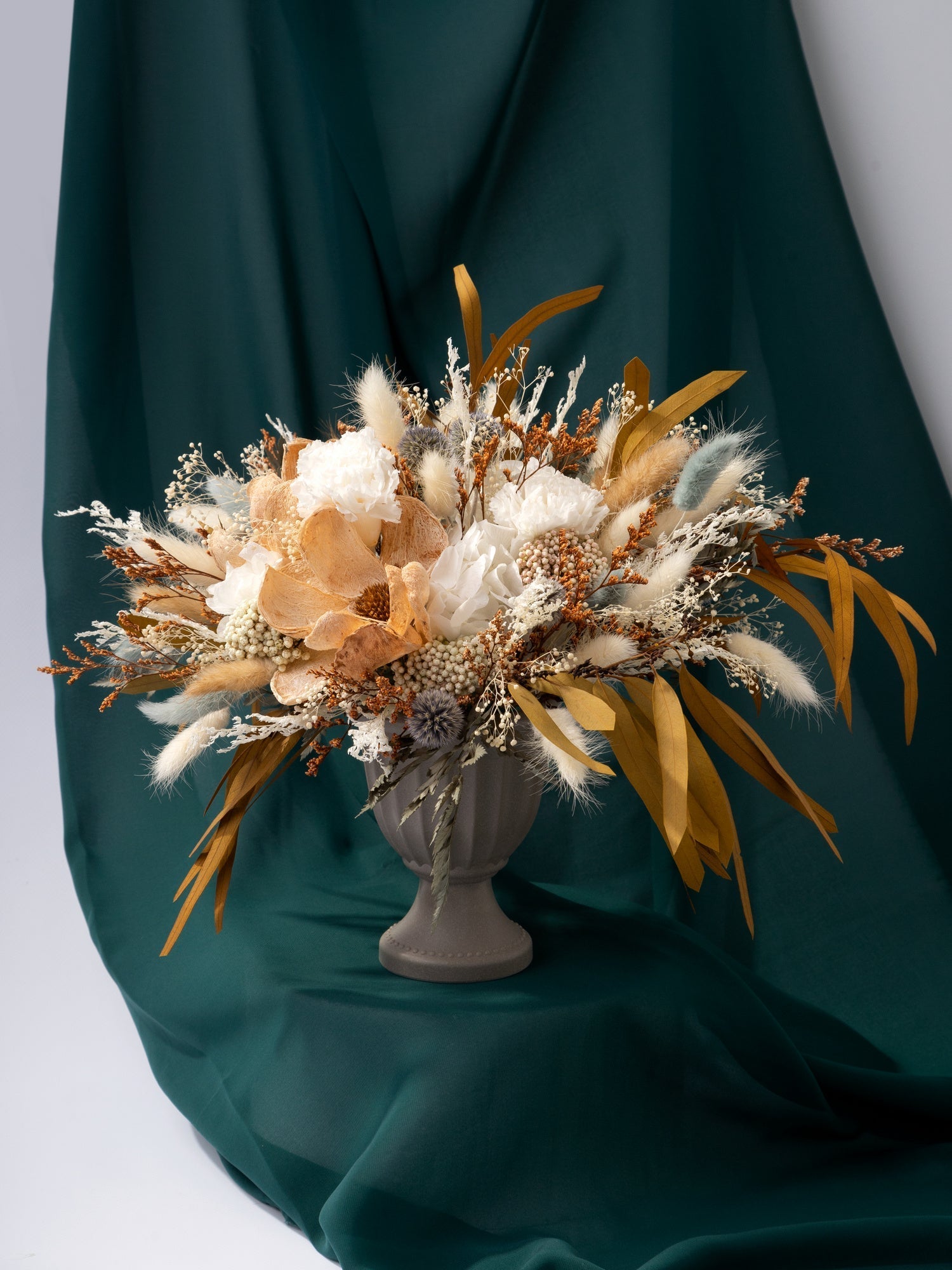 Весільний декор на стіл в оливкових кольорах - DecorFlowerBar