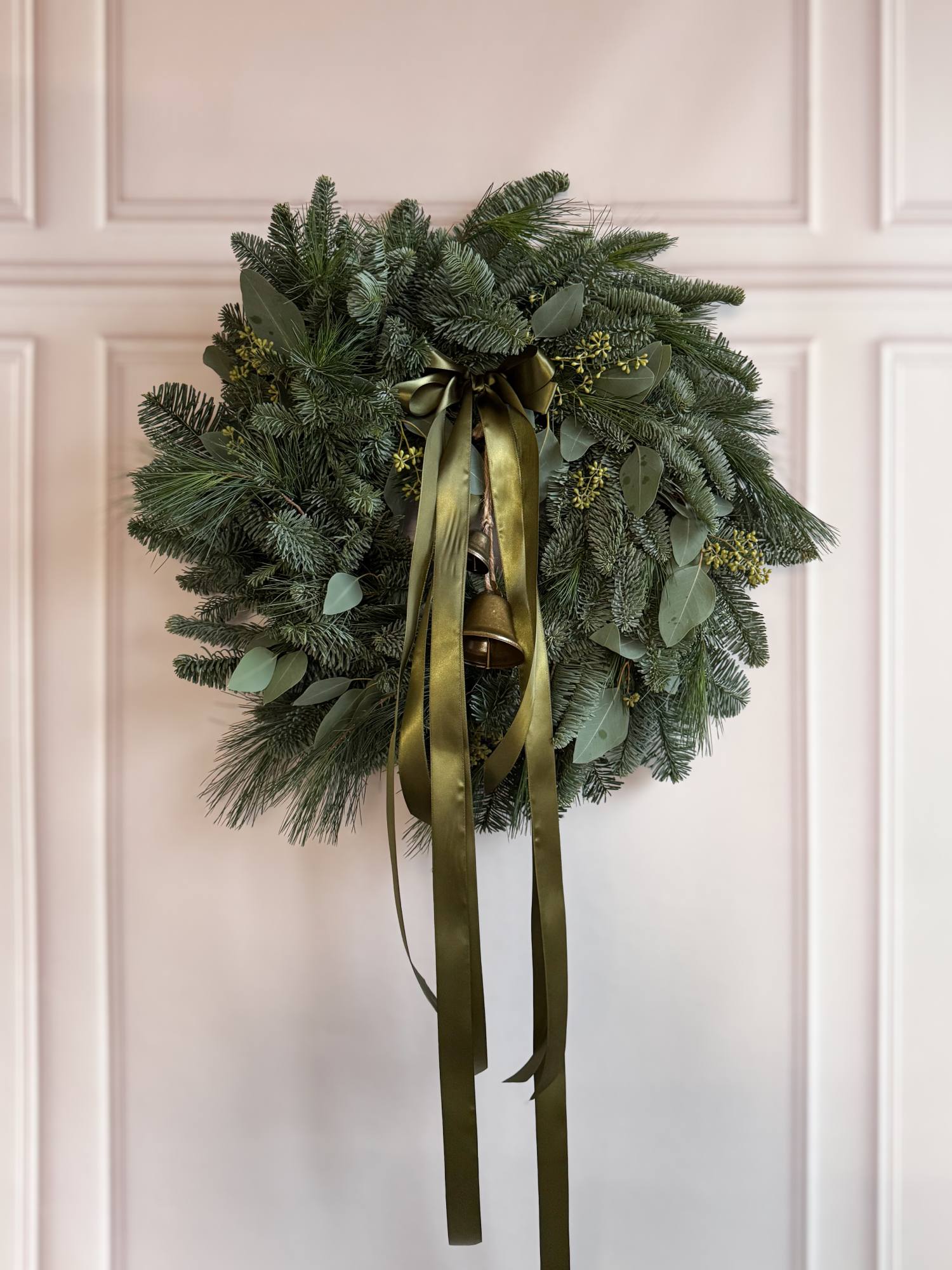 Різдвяний вінок з дзвіночками