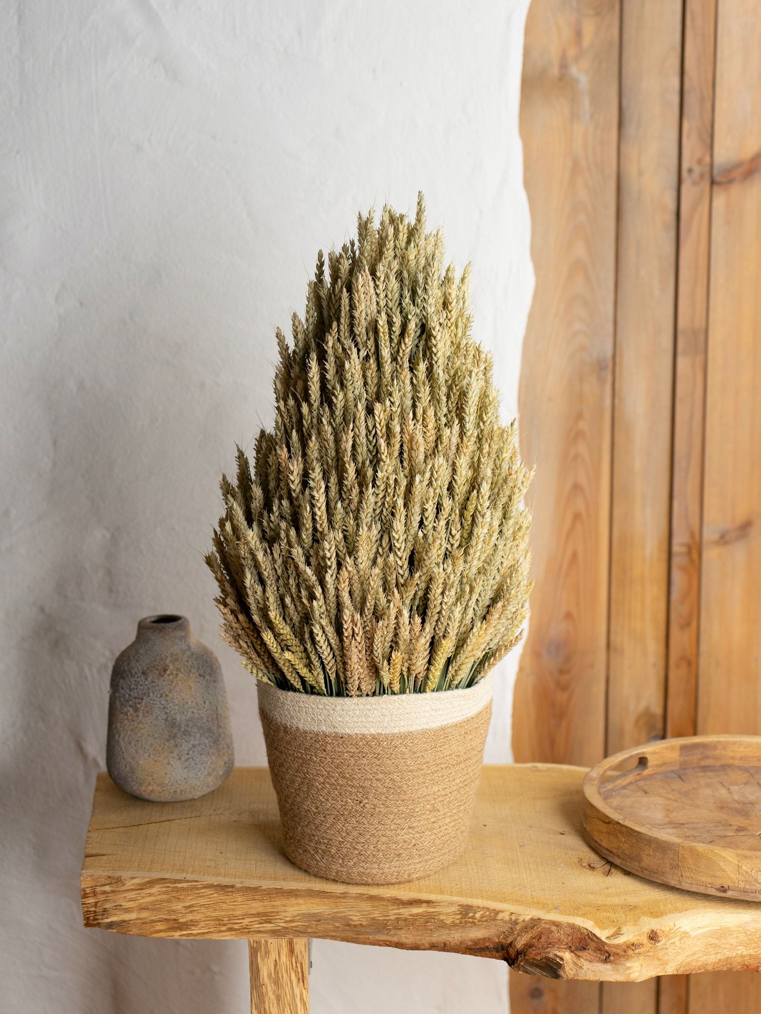 Різдвяний пшеничний кошик