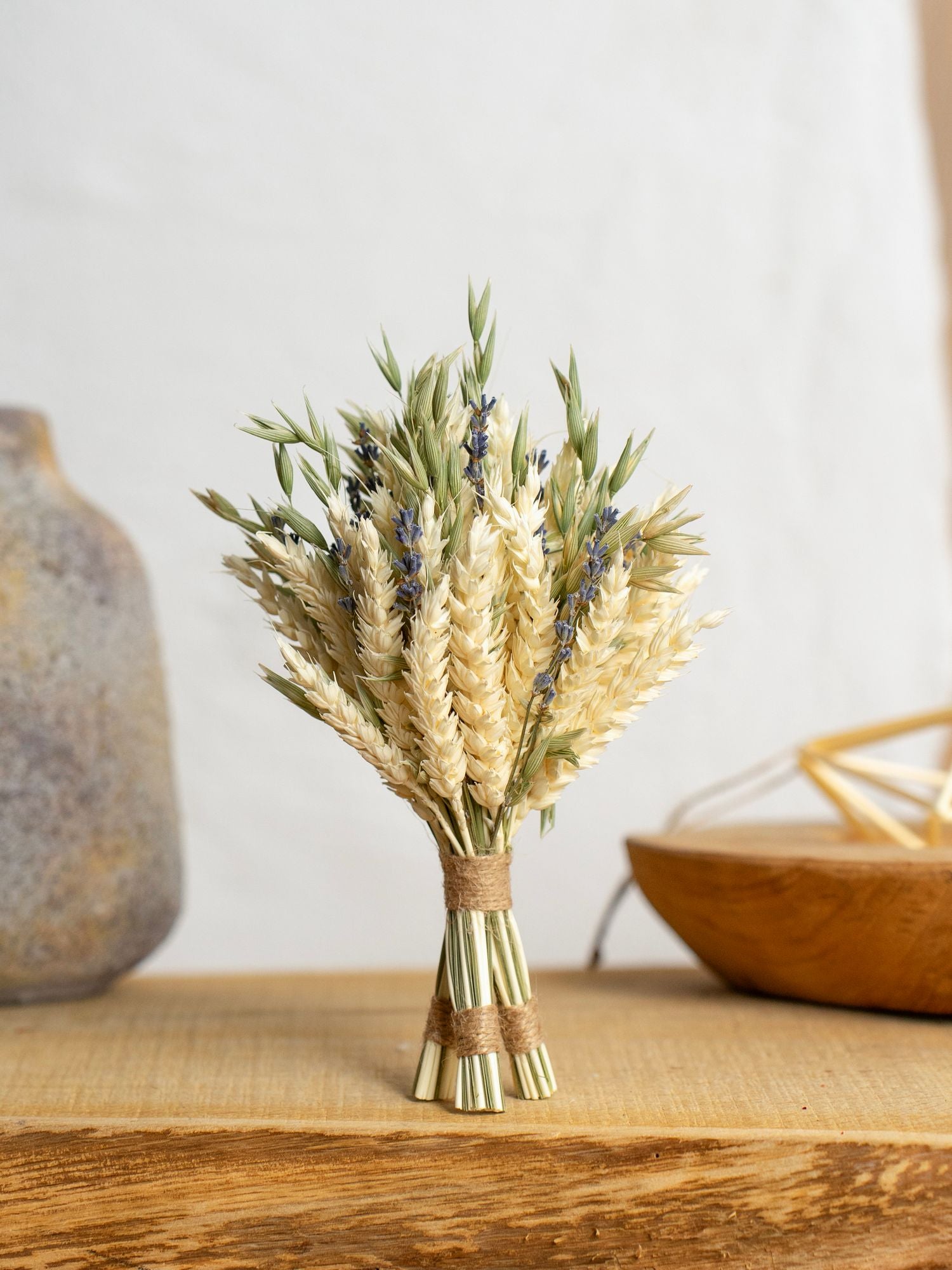 Міні дідух з сухоцвітів