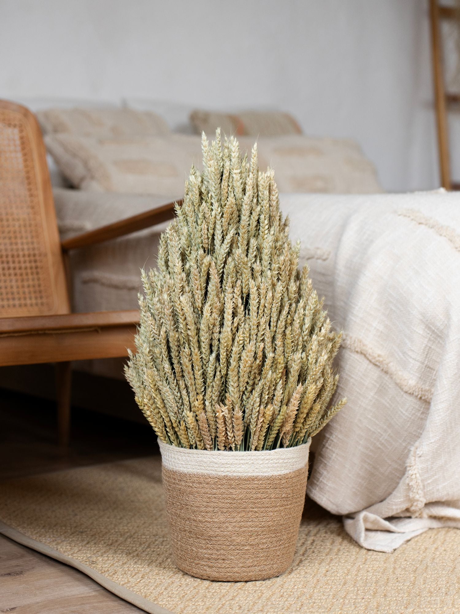 Різдвяний пшеничний кошик